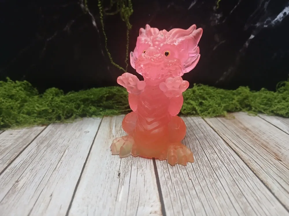 Dragon malicieux (Rose phosphorescent)